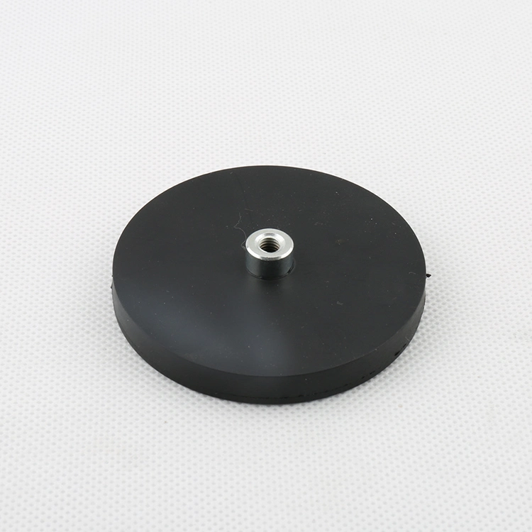 Wholesale Ta22 Tb43 Tc66 Td88 Disc Cylinder Flexible Rubber Coated Magnet with Screwed Bush