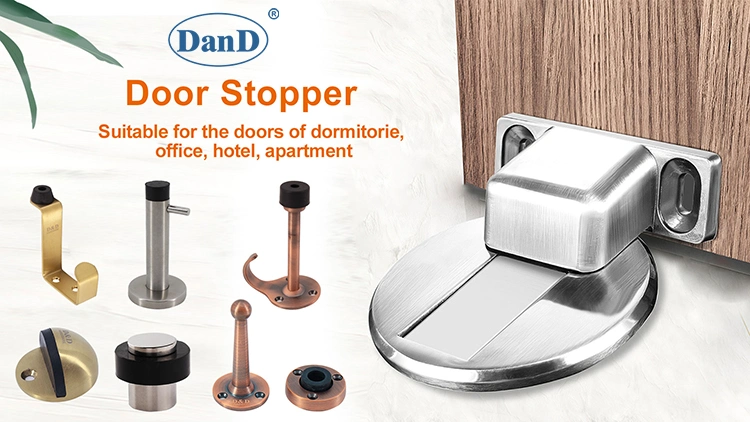 Floor Mount Magnetic Door Stopper Stainless Steel Solid Door Stop